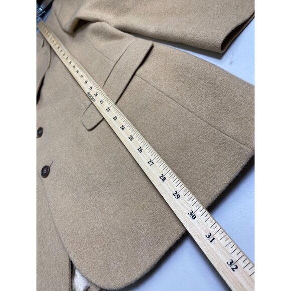 Brooks Brothers 346 Mens Camel Hair Blazer Jacket Size 41R Sports Coat Beige Vtg - Picture 8 of 16